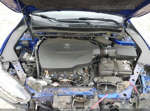 19UUB2F66JA012587 2018 ACURA TLX Синий Вид сзади
