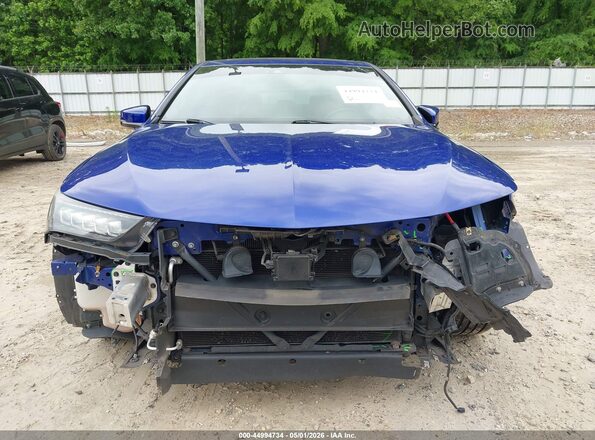 19UUB2F66JA012587 2018 ACURA TLX Синий Вид задней части салона