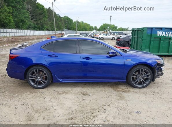 19UUB2F66JA012587 2018 ACURA TLX Синий Панорамный вид салона 360°