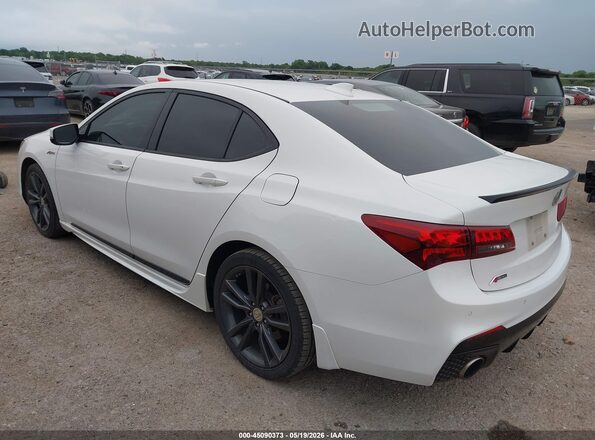 19UUB2F6XJA004489 2018 ACURA TLX White უკანა მარცხენა
