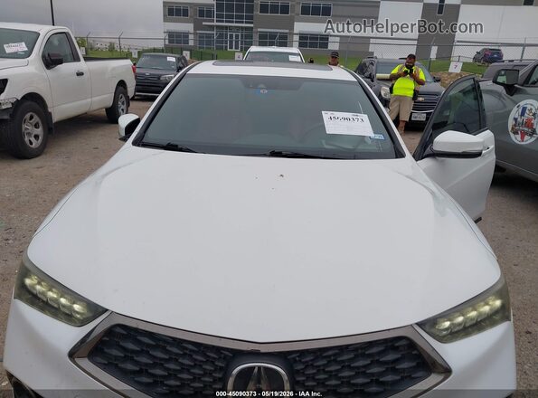 19UUB2F6XJA004489 2018 ACURA TLX White წინა ხედი