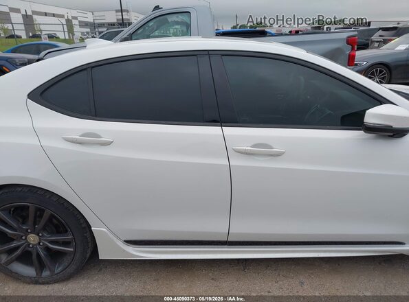 19UUB2F6XJA004489 2018 ACURA TLX White უკანა სალონის ხედი