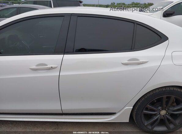 19UUB2F6XJA004489 2018 ACURA TLX White სალონის 360-გრადუსიანი ხედი