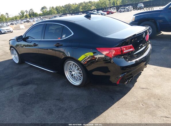 19UUB2F76JA008550 2018 ACURA TLX Black Rear left
