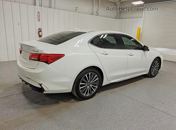 19UUB2F77JA008623 2018 ACURA TLX White Trasero derecho