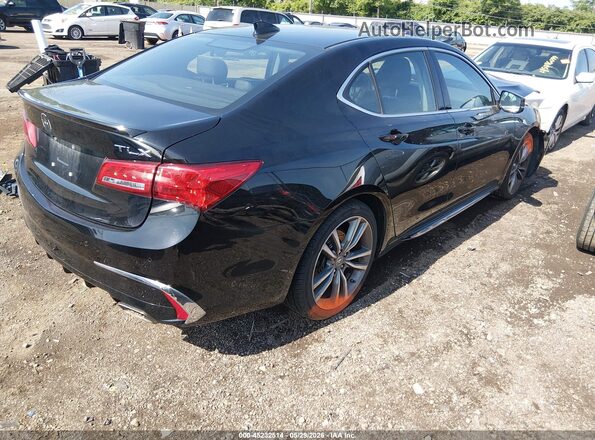 19UUB2F83KA000271 2019 ACURA TLX Black Tył prawy