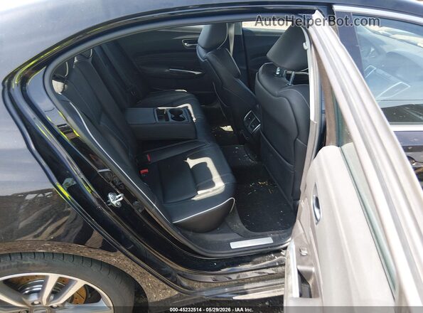 19UUB2F83KA000271 2019 ACURA TLX Black Widok naklejki z numerem VIN