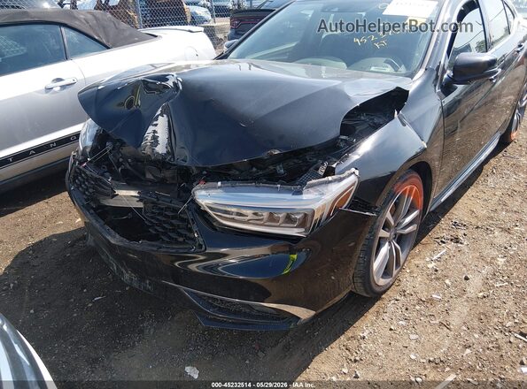 19UUB2F83KA000271 2019 ACURA TLX Black Widok z przodu