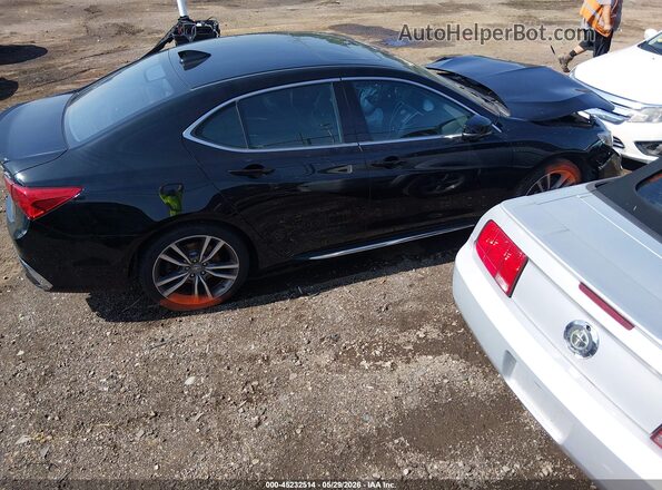 19UUB2F83KA000271 2019 ACURA TLX Black Widok wnętrza 360 stopni