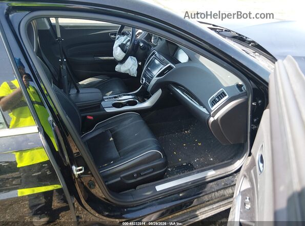 19UUB2F83KA000271 2019 ACURA TLX Black Widok wnętrza z przodu