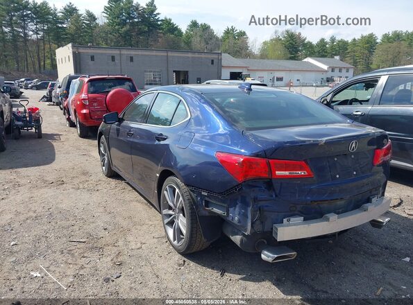 19UUB3F35KA000816 2019 ACURA TLX Blue Задня ліва чверть