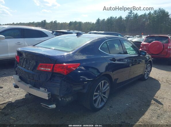 19UUB3F35KA000816 2019 ACURA TLX Blue Задня права чверть