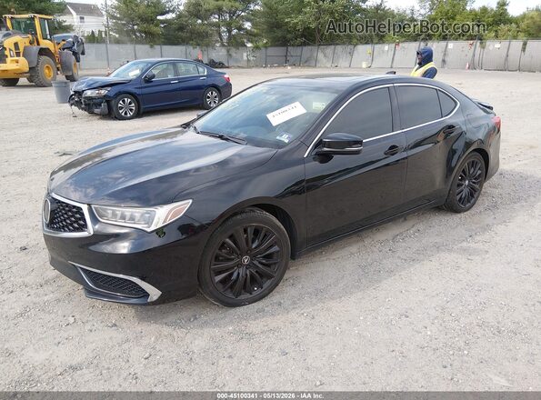 19UUB3F39KA000057 2019 ACURA TLX Black Vista tres cuartos delantera izquierda