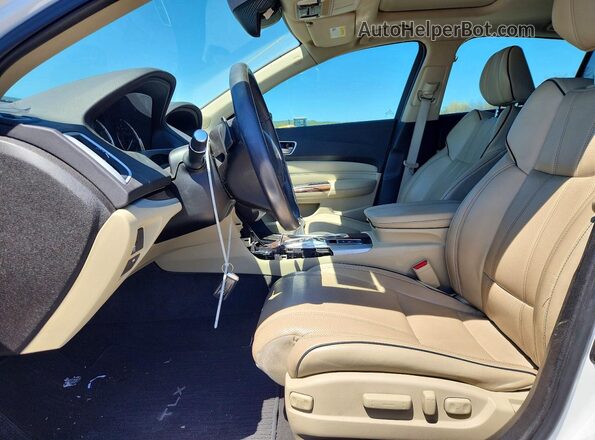 19UUB3F42KA000426 2019 ACURA TLX White Вид салону спереду