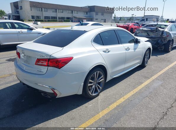 19UUB3F48KA000415 2019 ACURA TLX White Задня права чверть