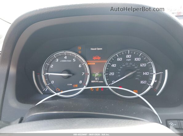 19UUB3F48KA000415 2019 ACURA TLX White Вид задніх сидінь