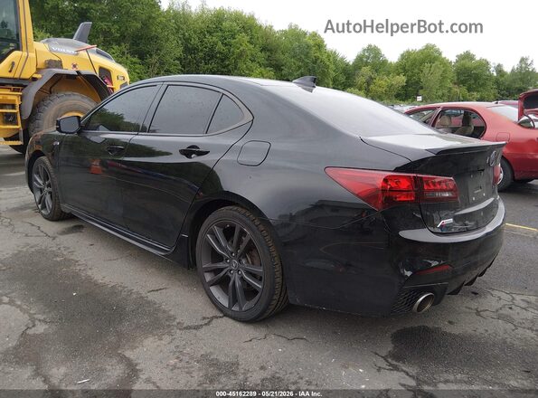 19UUB3F62KA004686 2019 ACURA TLX Черный Задняя левая четверть
