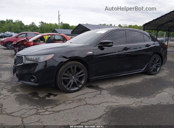 19UUB3F62KA004686 2019 ACURA TLX Черный Передняя левая четверть