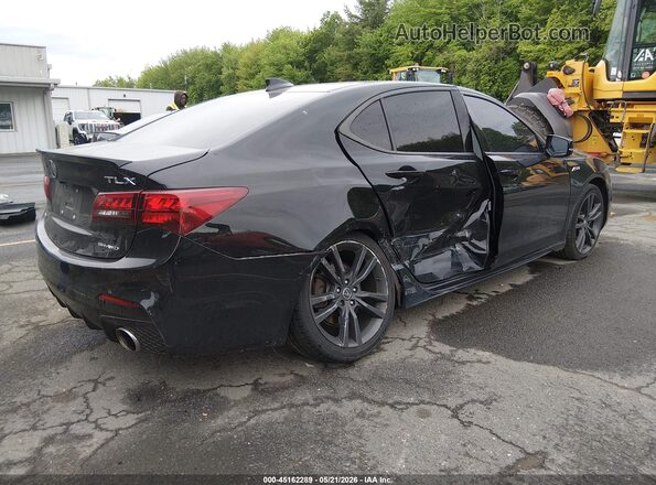 19UUB3F62KA004686 2019 ACURA TLX Черный Задняя правая четверть