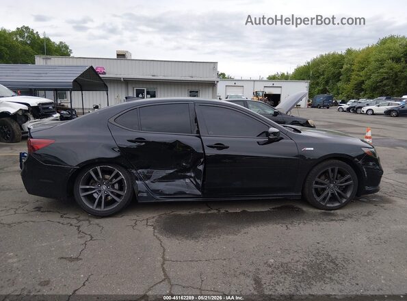 19UUB3F62KA004686 2019 ACURA TLX Черный Вид задней части салона