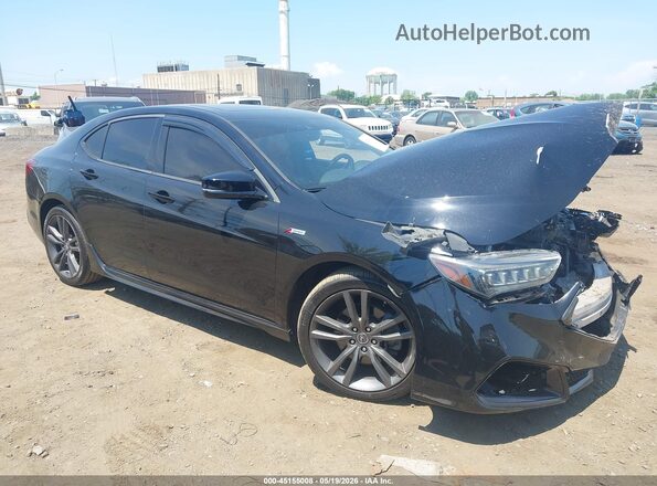 19UUB3F65JA002171 2018 ACURA TLX Black ხელსაწყოთა პანელის ხედი
