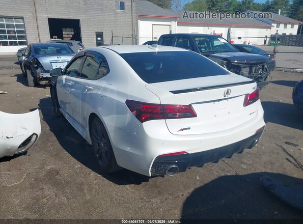 19UUB3F6XKA000689 2019 ACURA TLX White Trasero izquierdo