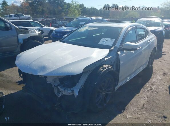 19UUB3F6XKA000689 2019 ACURA TLX White Vista tres cuartos delantera izquierda