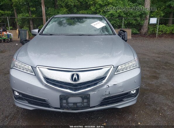 19UUB3F71HA000999 2017 ACURA TLX Silver Instrument cluster view