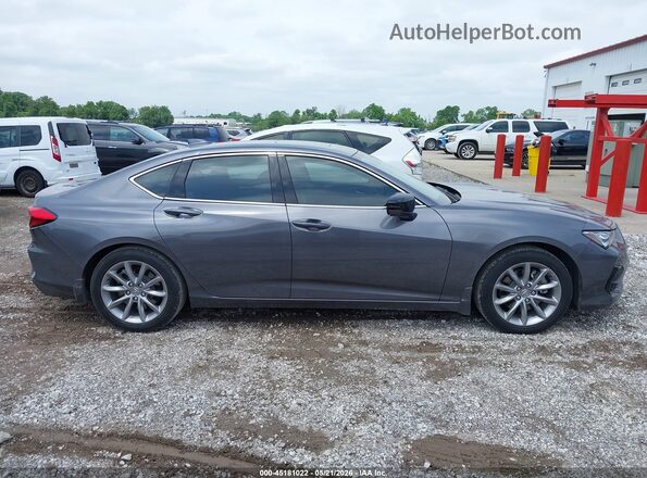 19UUB5F31PA007149 2023 ACURA TLX Серый Вид задней части салона