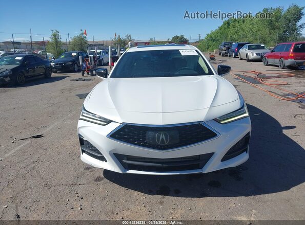 19UUB5F36MA008454 2021 ACURA TLX White Widok zestawu wskaźników