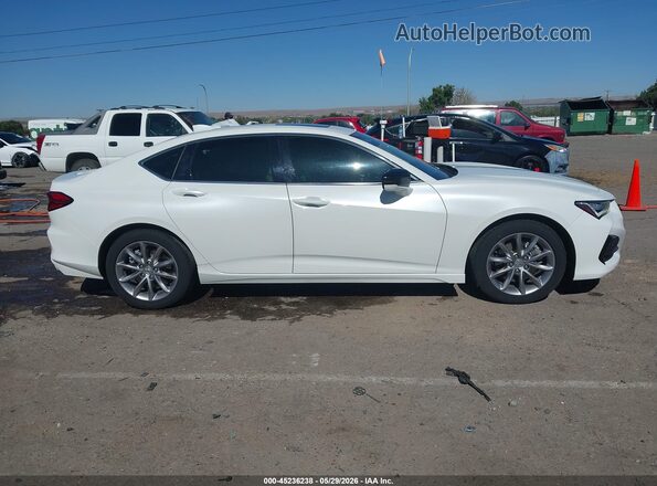 19UUB5F36MA008454 2021 ACURA TLX White Widok wnętrza z tyłu
