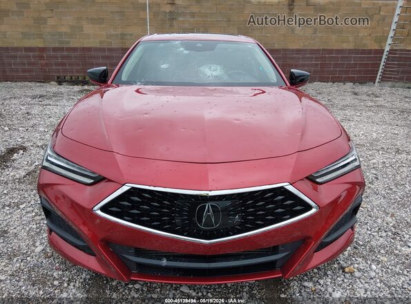19UUB5F40MA002707 2021 ACURA TLX Red Սարքավորումների վահանակի տեսք