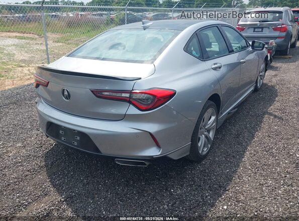 19UUB5F44MA001365 2021 ACURA TLX Silver Հետևի աջ