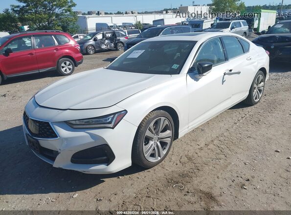 19UUB5F49MA005508 2021 ACURA TLX Белый Передняя левая четверть