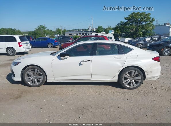 19UUB5F49MA005508 2021 ACURA TLX Белый Вид задней части салона