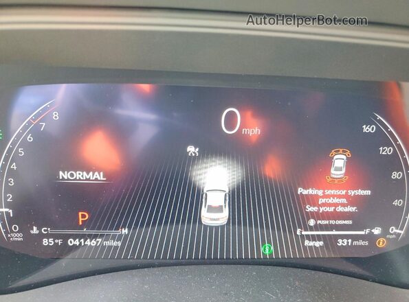 19UUB5F4XRA000163 2024 ACURA TLX Gray Widok zestawu wskaźników