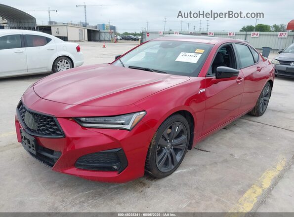 19UUB5F51MA016222 2021 ACURA TLX Red Przód lewy