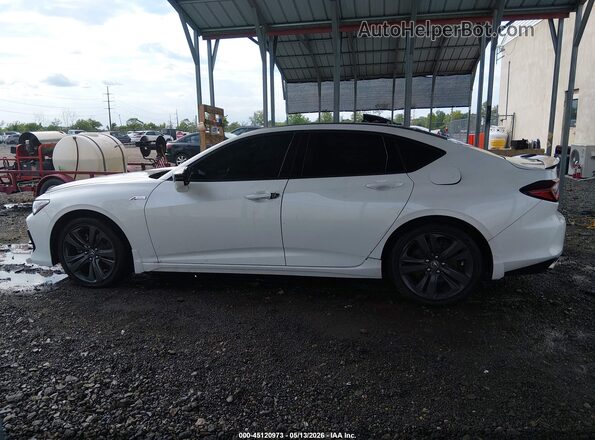 19UUB5F51NA000068 2022 ACURA TLX White Vista interior trasera