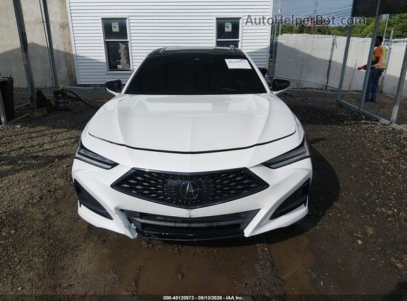 19UUB5F51NA000068 2022 ACURA TLX White Vista del salpicadero