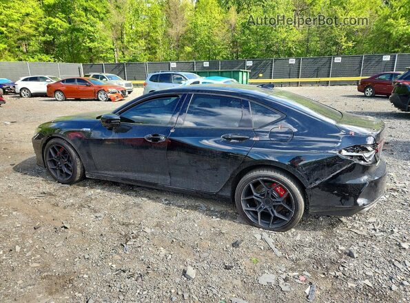19UUB5F59MA008370 2021 ACURA TLX Black უკანა მარცხენა