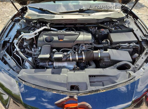 19UUB5F59MA008370 2021 ACURA TLX Black უკანა სალონის ხედი