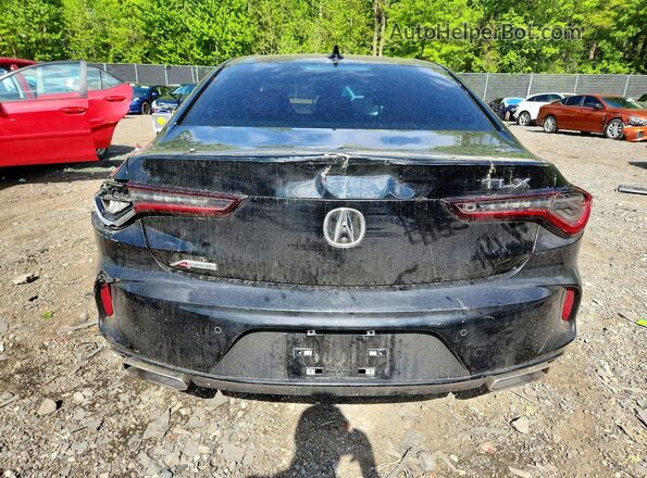 19UUB5F59MA008370 2021 ACURA TLX Black უკანა ხედი
