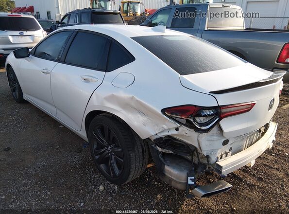 19UUB5F5XNA003454 2022 ACURA TLX White Rear left