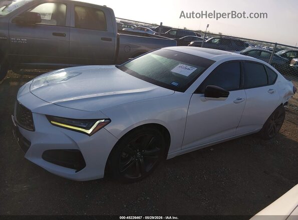 19UUB5F5XNA003454 2022 ACURA TLX White 360 interior view