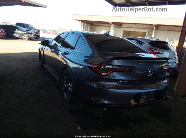 19UUB5F5XNA003907 2022 ACURA TLX Gray Задня ліва чверть