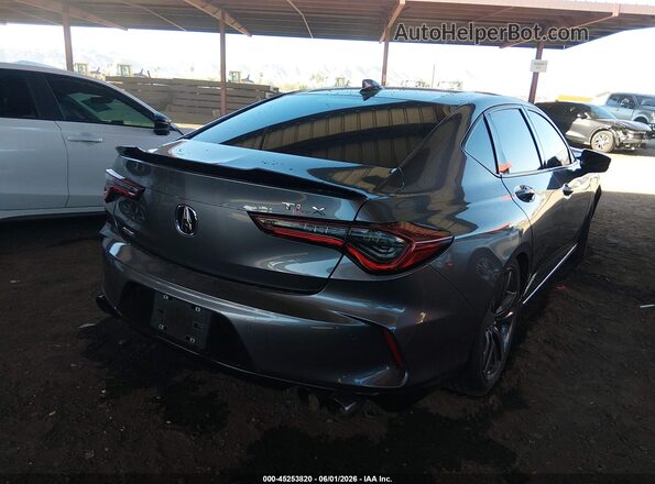 19UUB5F5XNA003907 2022 ACURA TLX Gray Задня права чверть
