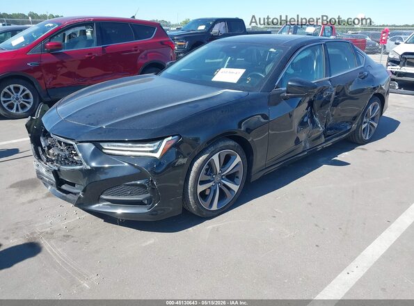 19UUB5F65MA006401 2021 ACURA TLX Black Vista tres cuartos delantera izquierda