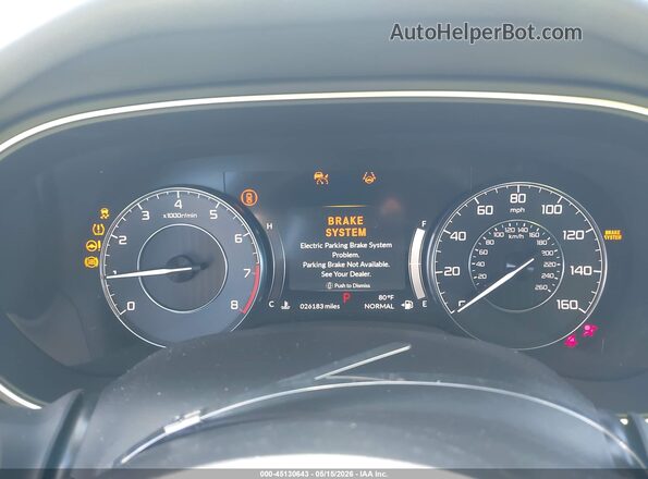 19UUB5F65MA006401 2021 ACURA TLX Black Vista de los asientos traseros