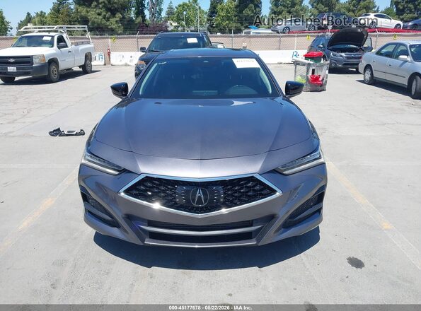 19UUB6F3XMA002971 2021 ACURA TLX Gray Rear interior view