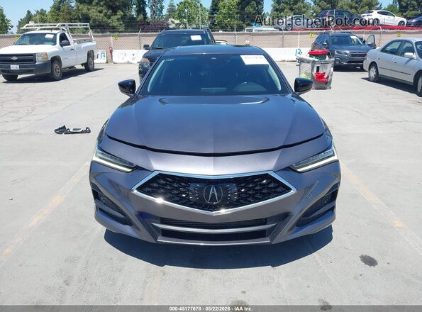 19UUB6F3XMA002971 2021 ACURA TLX Gray Front view